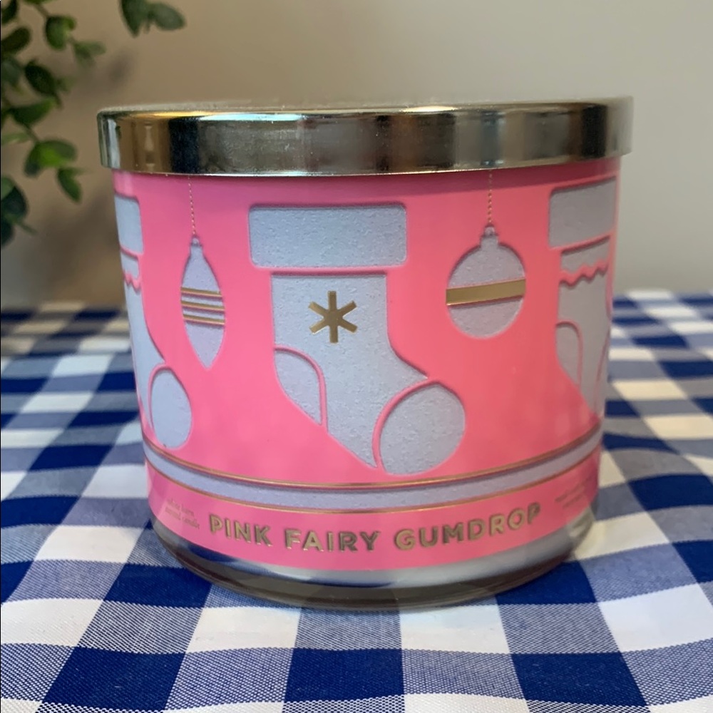 Bath and Body Works Pink Fairy Gumdrop Candle